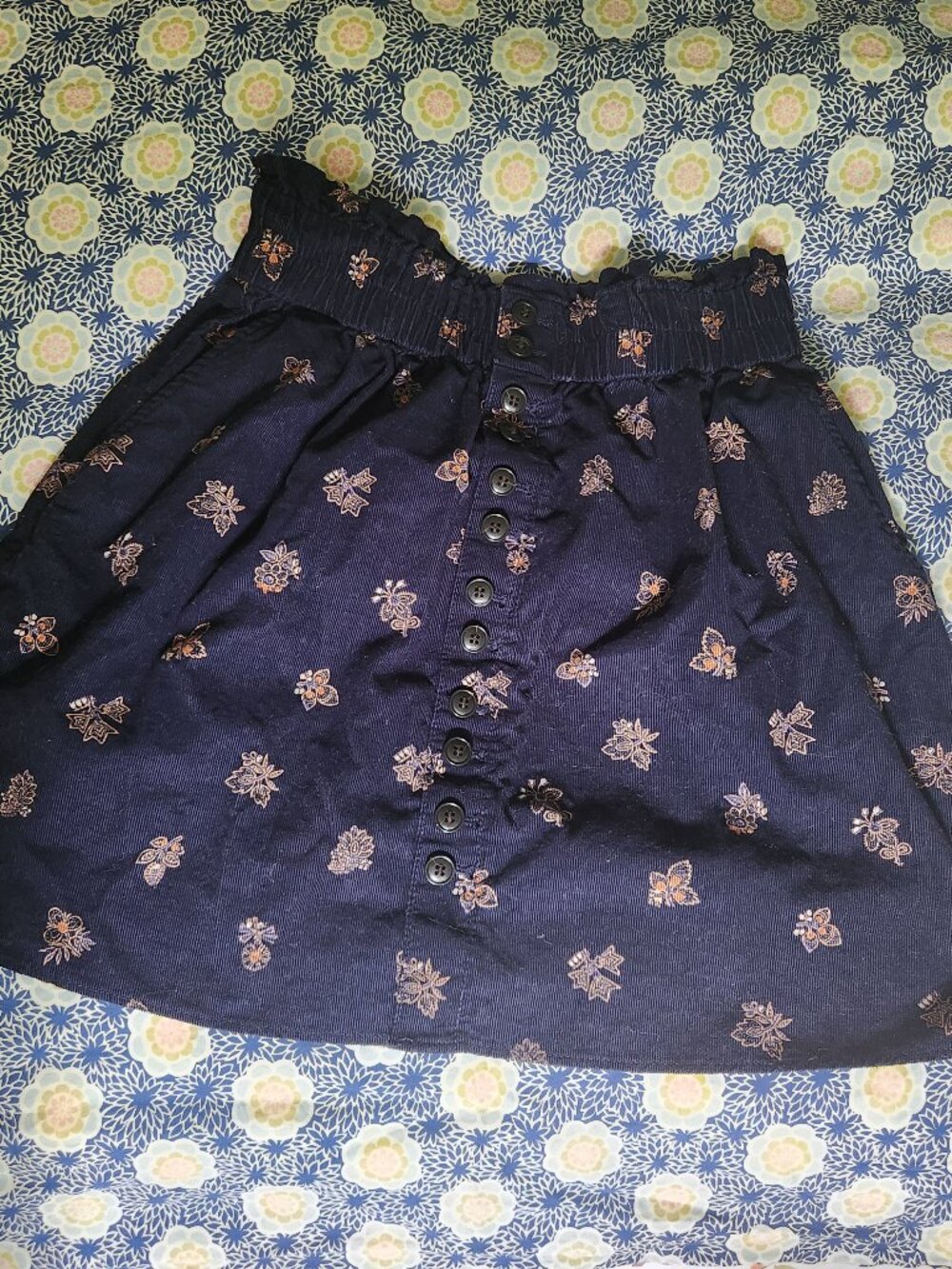 Madewell paperbag waist cordury miniskirt XXS - NEVER WORN
